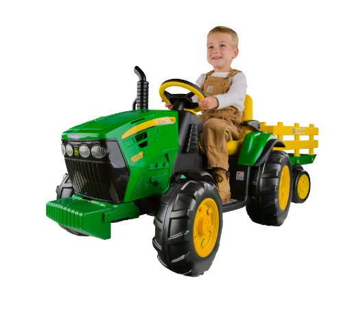 John Deere Ground Force Kinder Elektro Traktor von Peg ...