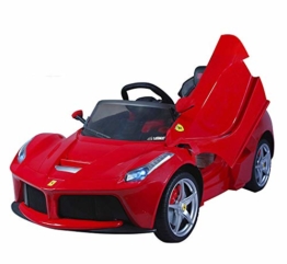 Kinder Elektroauto Ferrari LaFerrari rot