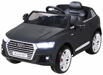 Kinder Elektroauto Audi Q7 schwarz matt