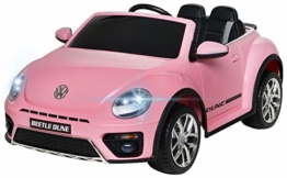 Kinder Elektroauto VW Beetle pink