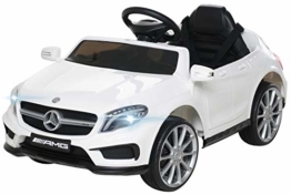 Kinder Elektroauto Mercedes GLA AMG weiß