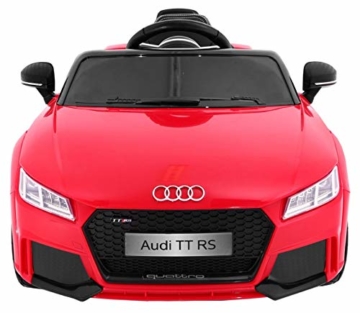 Kinder Elektroauto Audi TT RS rot