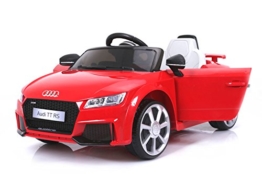 Kinder Elektroauto Audi TT rot