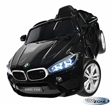 Kinder Elektroauto BMW X6M schwarz