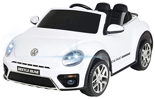 Kinder Elektroauto Vw Beetle K 228 Fer Wei 223 Elektrokinderauto