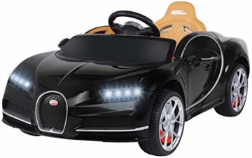Kinderelektroauto Bugatti Schwarz