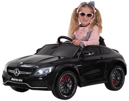 Kinderelektroauto Mercedes Benz C63 schwarz